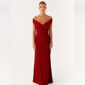 Peppermayo Chantelle Maxi Dress - Red